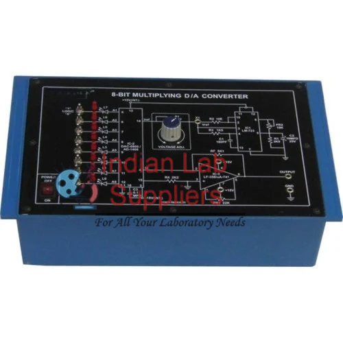 8-bit Multiplying Digital to Analog (D to A) Converter (based on AD1408) Trainer